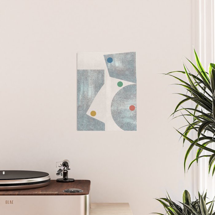 Retro Dots No.1 Poster Gallery Image 2