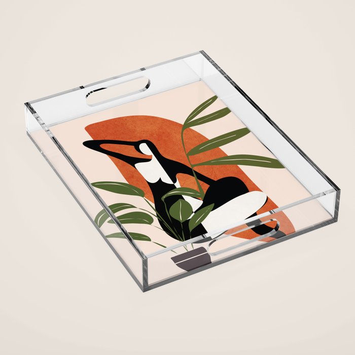 Abstract Female Figure 20 Acrylic Tray Gallery Image 1