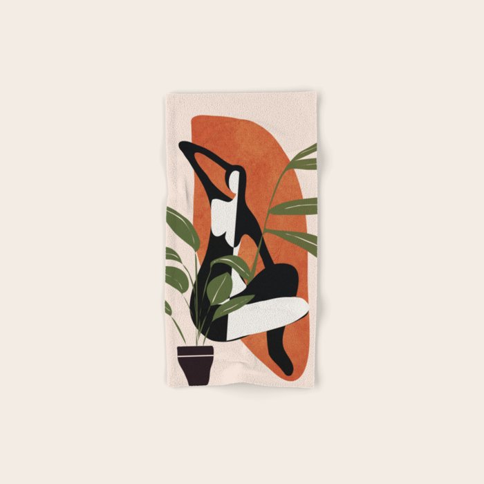 Abstract Female Figure 20 Hand & Bath Towel Gallery Image 1