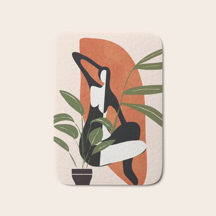 Abstract Female Figure 20 Bath Mat Gallery Image 1