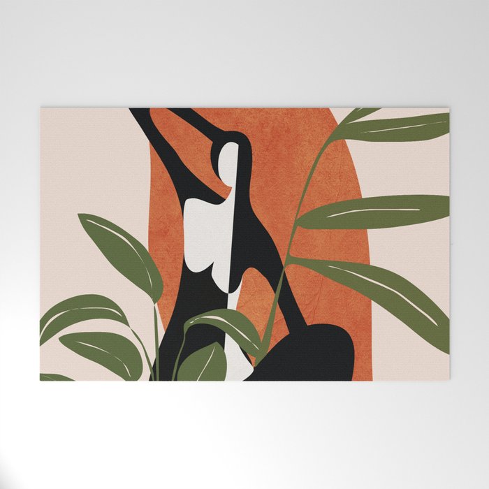 Abstract Female Figure 20 Welcome Mat Gallery Image 1