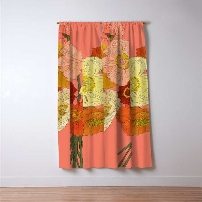 Bountiful Bouquet 5 Window Curtain Gallery Image 3