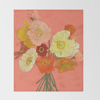 Bountiful Bouquet 5 Throw Blanket Gallery Image 2