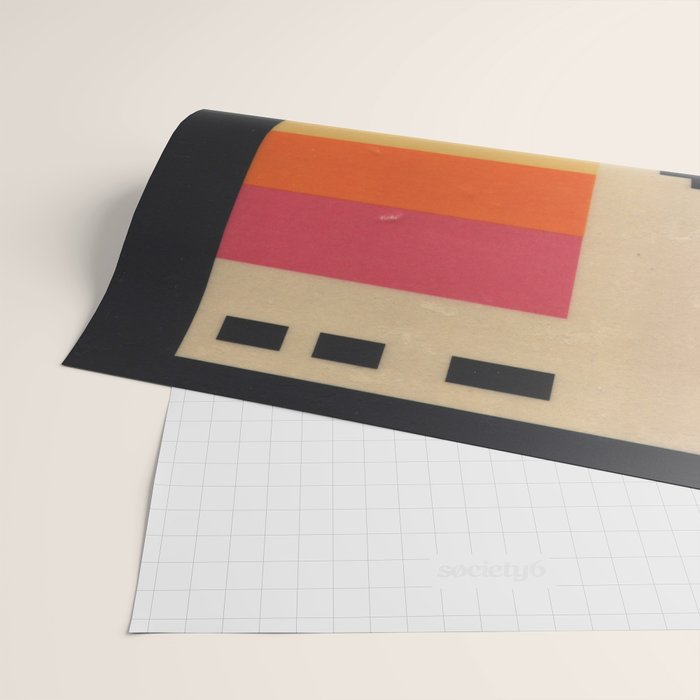 VHS Pixels Wrapping Paper Gallery Image 2