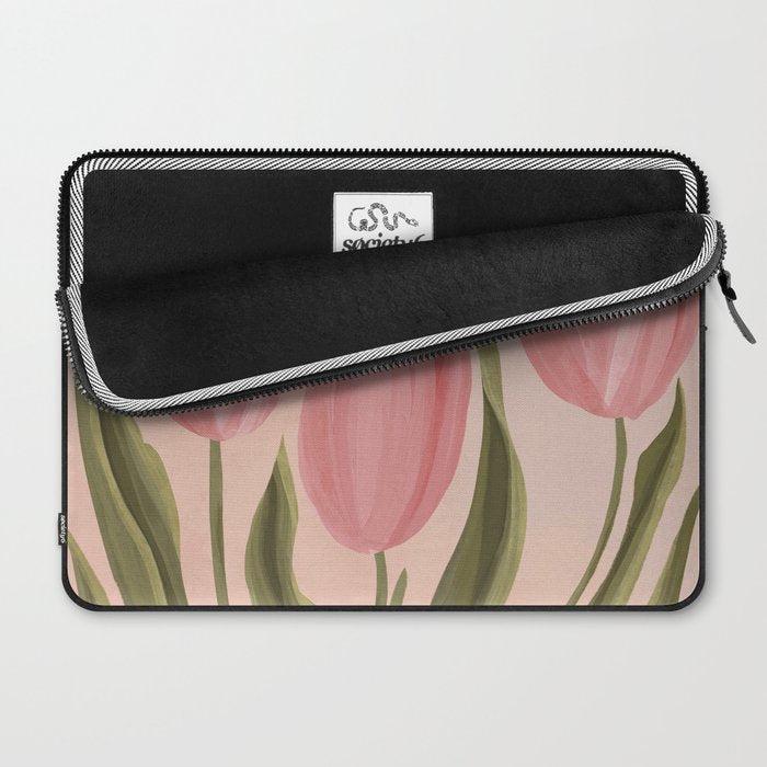 Pink tulips Laptop Sleeve Gallery Image 2