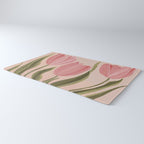Pink tulips Rug Gallery Image 3