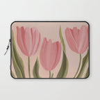 Pink tulips Laptop Sleeve Gallery Image 1