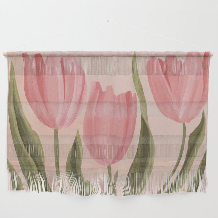 Pink tulips Wall Hanging Gallery Image 1