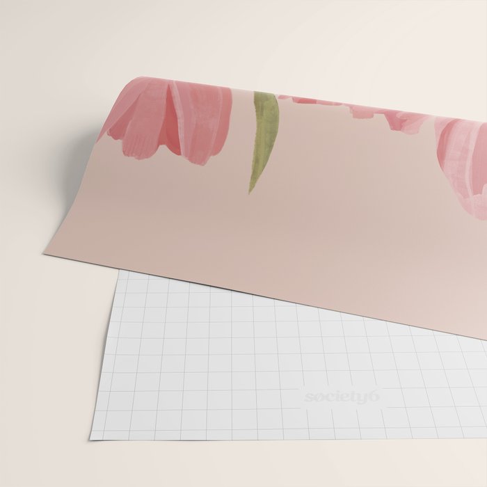 Pink tulips Wrapping Paper Gallery Image 2