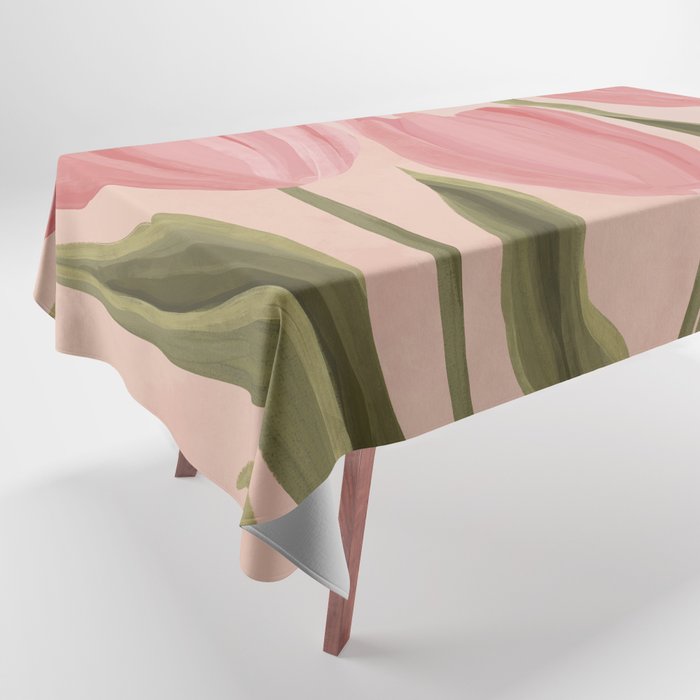Pink tulips Tablecloth Gallery Image 1