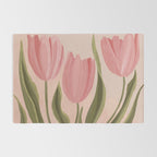 Pink tulips Rug Gallery Image 2