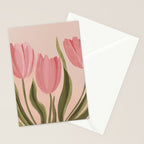 Pink tulips Stationery Card Gallery Image 2