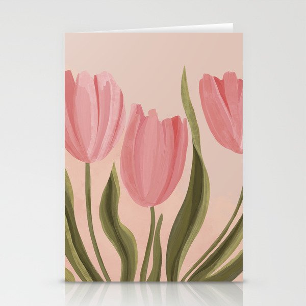 Pink tulips Stationery Card Gallery Image 2