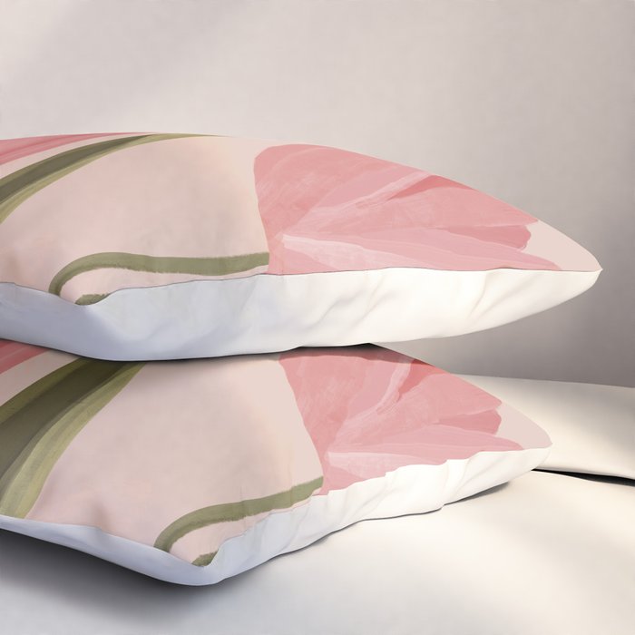Pink tulips Pillow Sham Gallery Image 3