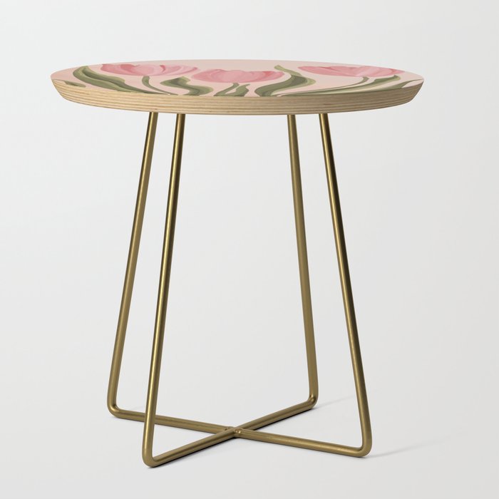 Pink tulips Side Table Gallery Image 1