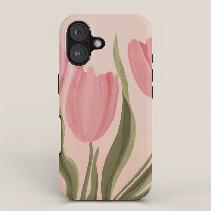 Pink tulips iPhone Case Gallery Image 1