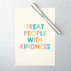 Treat People With Kindness Wrapping Paper Gallery Image 1