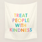Treat People With Kindness Wall Tapestry Gallery Image 4