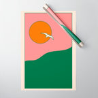 Soar - Pink Wrapping Paper Gallery Image 1