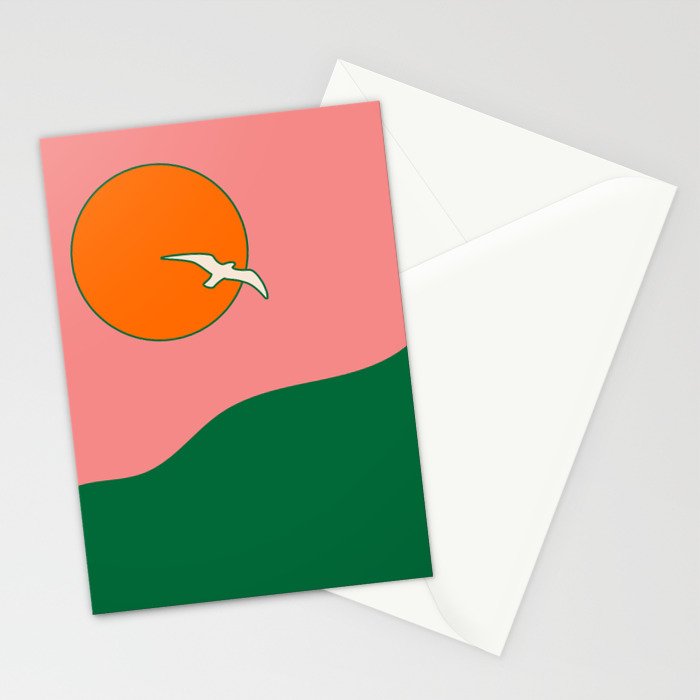 Soar - Pink Stationery Card Gallery Image 2