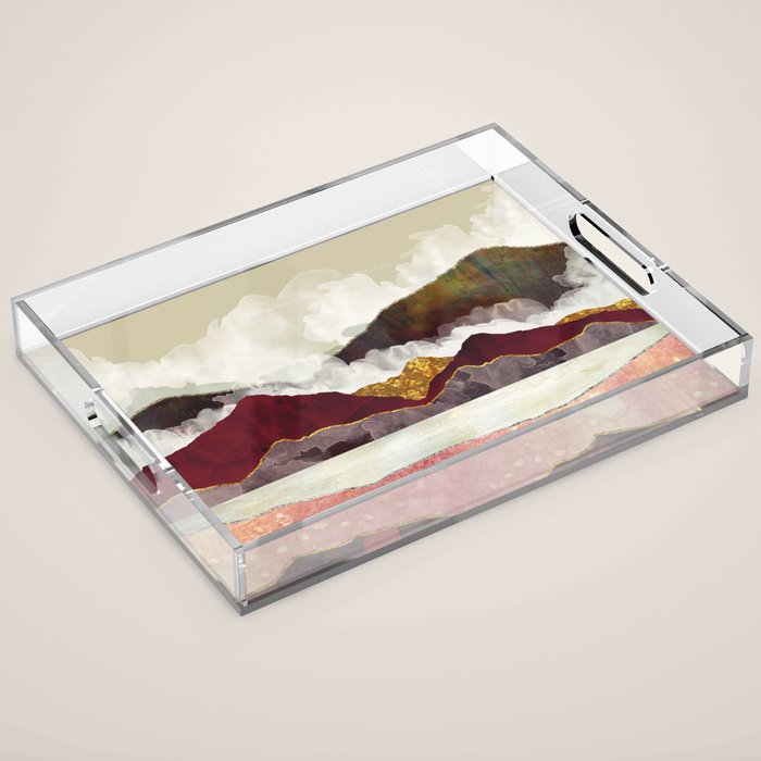 Melon Mountains Acrylic Tray Gallery Image 1