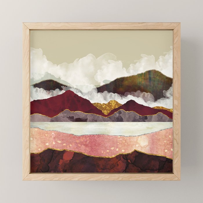 Melon Mountains Mini Art Print Gallery Image 1