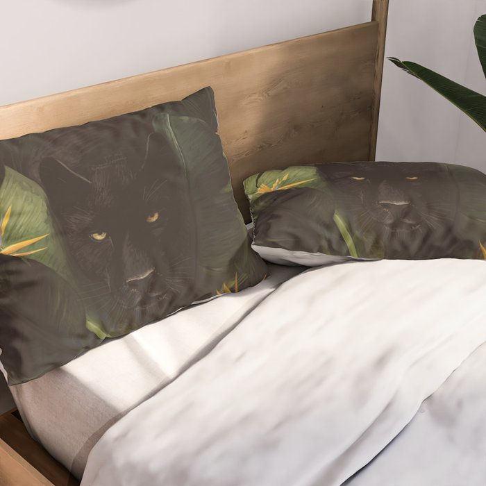 Hello Panther! Pillow Sham Gallery Image 2