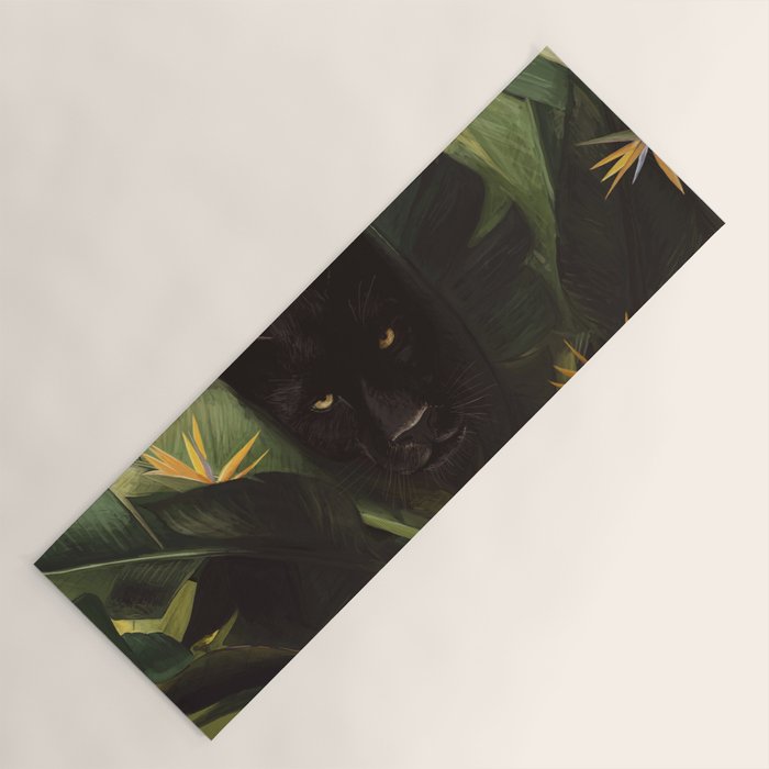 Hello Panther! Yoga Mat Gallery Image 1