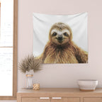 Young Sloth Wall Tapestry Gallery Image 2