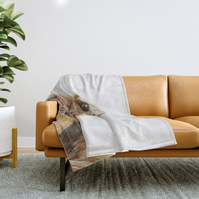 Young Sloth Throw Blanket Gallery Image 1