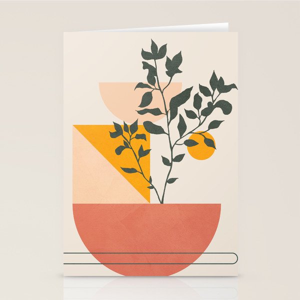 Geometric Modern Art 43 Stationery Card Gallery Image 1