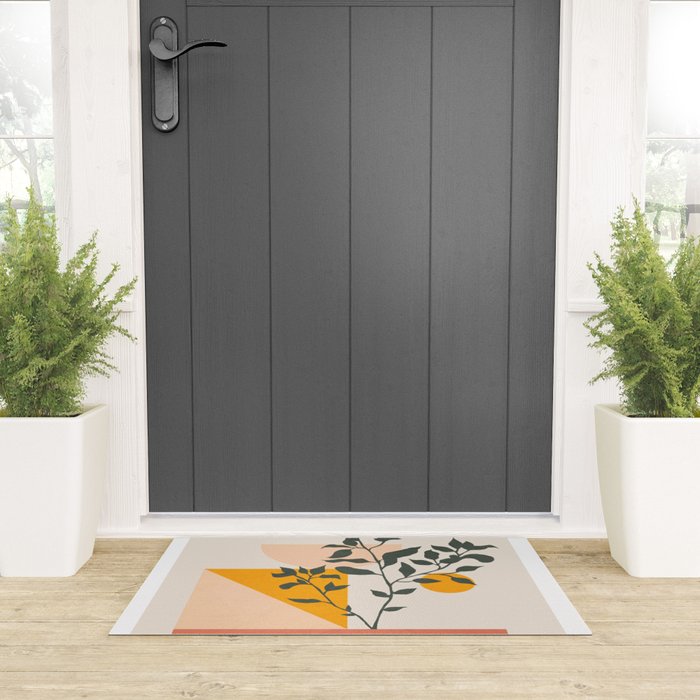 Geometric Modern Art 43 Welcome Mat Gallery Image 3