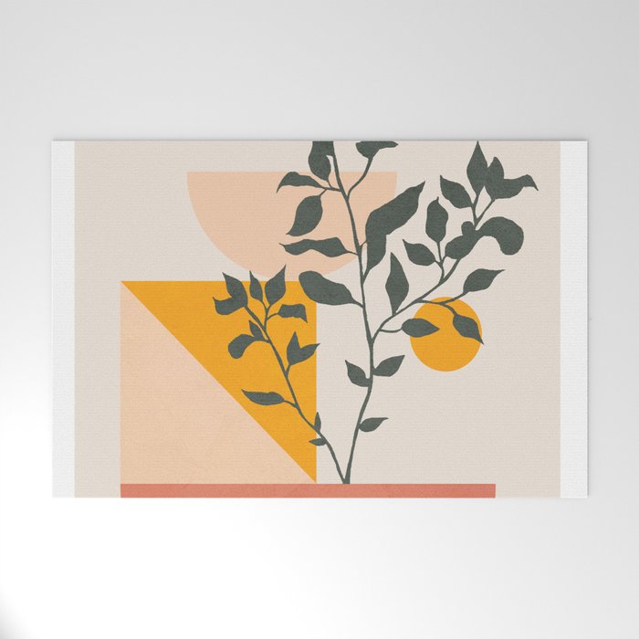 Geometric Modern Art 43 Welcome Mat Gallery Image 1