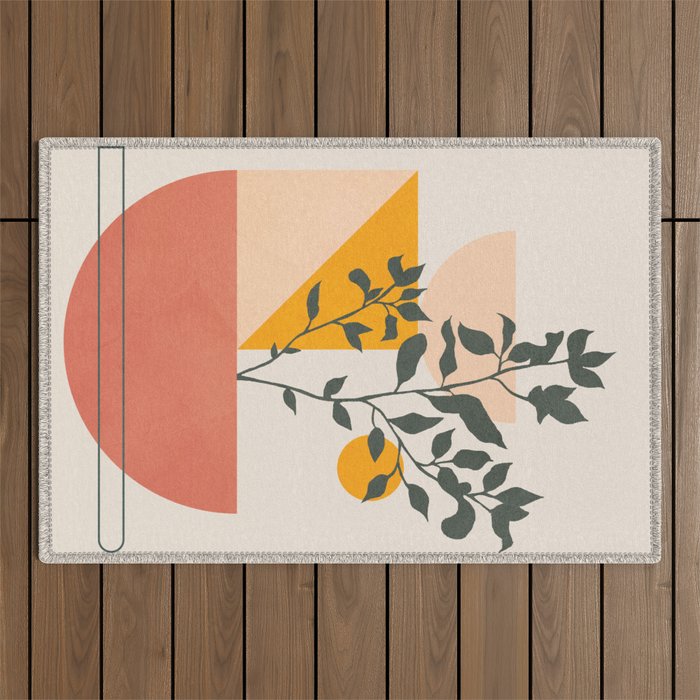 Geometric Modern Art 43 Outdoor Rug Gallery Image 1