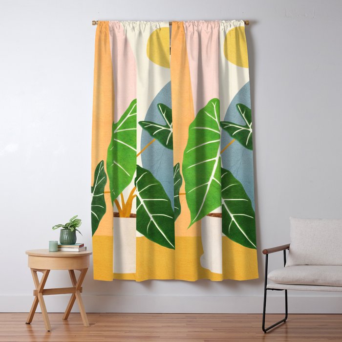 Colorful Branching Out 10 Window Curtain Gallery Image 1