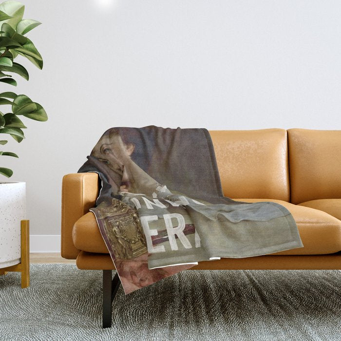 In My Overthinking Era Throw Blanket Gallery Image 1
