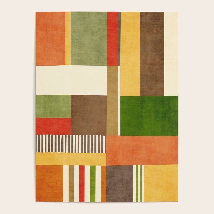 Autumn Colors Artwork Modern Original Art Poster Gallery Image 4