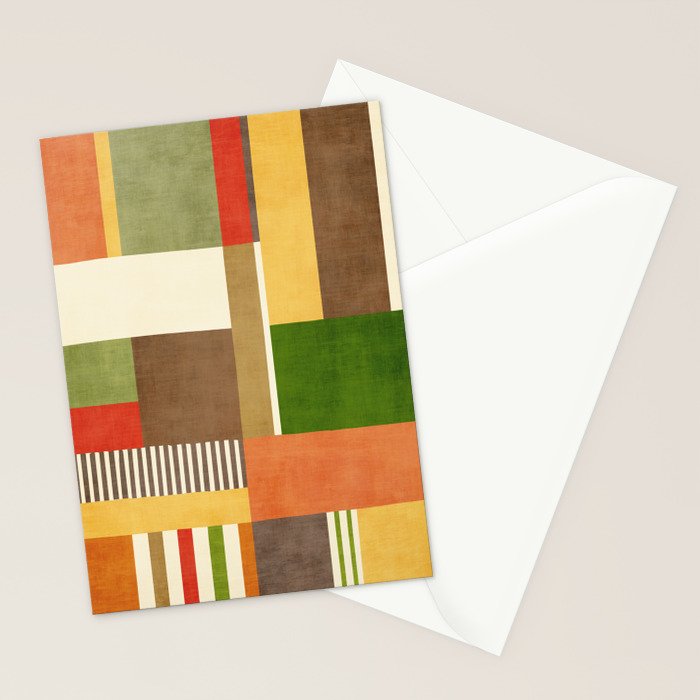 Autumn Colors Artwork Modern Original Art Stationery Card Gallery Image 2
