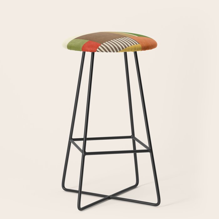 Autumn Colors Artwork Modern Original Art Stool Gallery Image 1