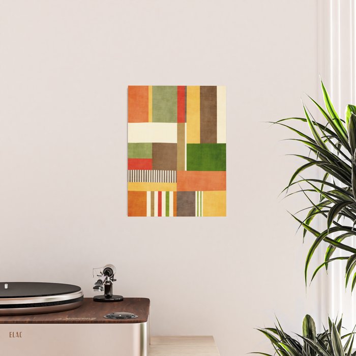 Autumn Colors Artwork Modern Original Art Poster Gallery Image 2