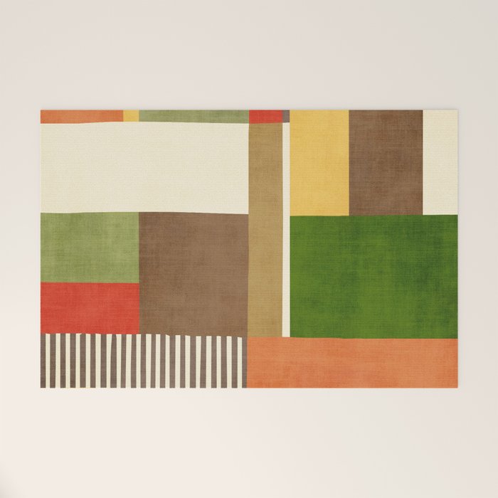 Autumn Colors Artwork Modern Original Art Welcome Mat Gallery Image 1