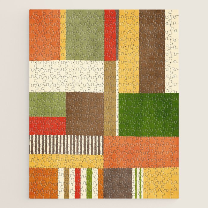 Autumn Colors Artwork Modern Original Art Jigsaw Puzzle Gallery Image 1