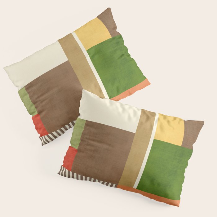 Autumn Colors Artwork Modern Original Art Pillow Sham Gallery Image 1