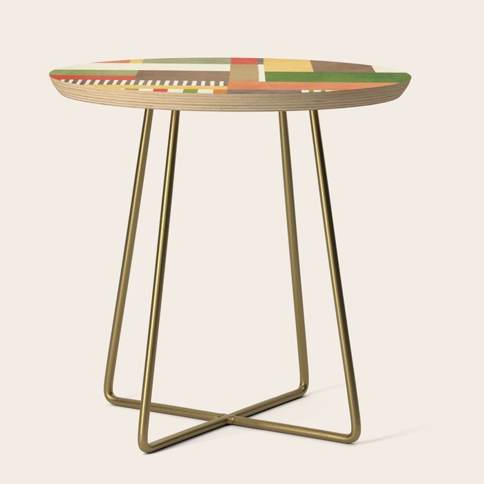 Autumn Colors Artwork Modern Original Art Side Table Gallery Image 1