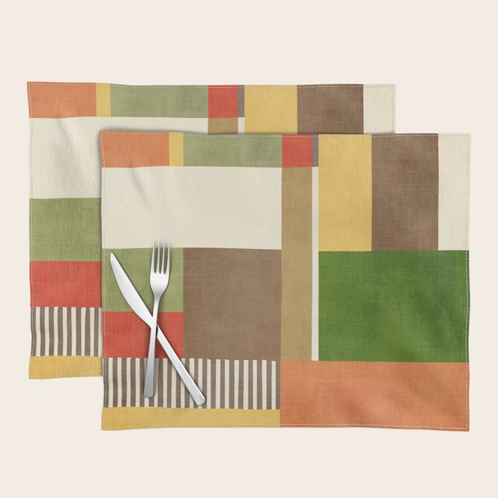 Autumn Colors Artwork Modern Original Art Placemat Gallery Image 1