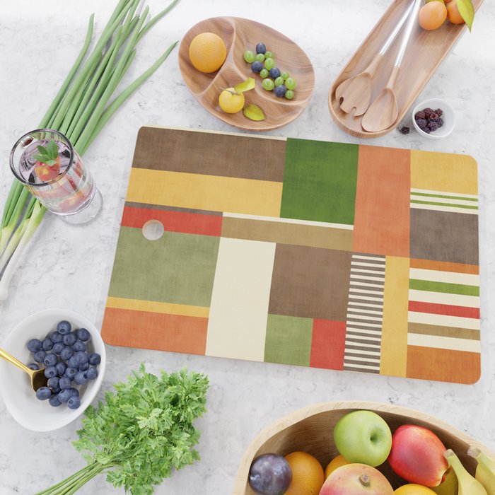 Autumn Colors Artwork Modern Original Art Cutting Board Gallery Image 2