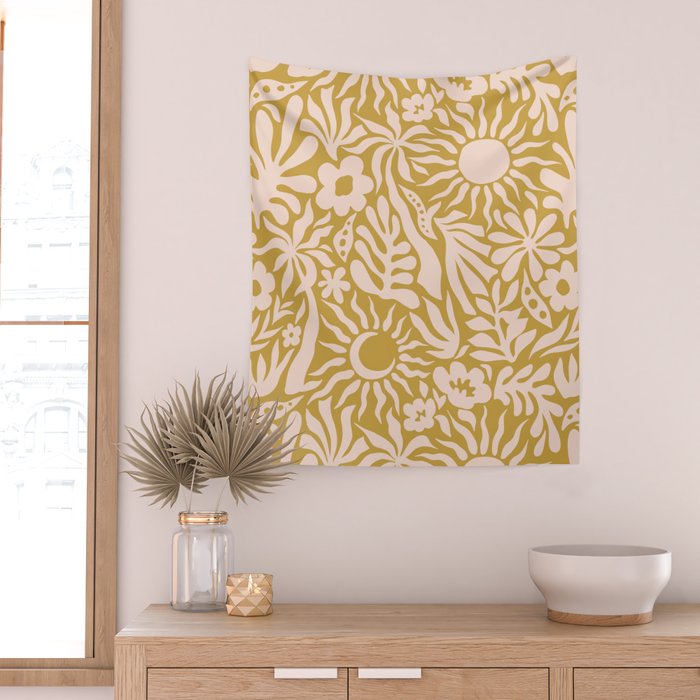 Summer Sensations Gold Wall Tapestry Gallery Image 2