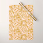 Summer Sensations Gold Wrapping Paper Gallery Image 1