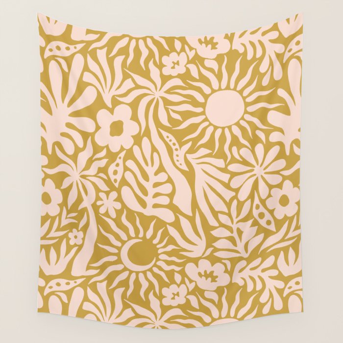 Summer Sensations Gold Wall Tapestry Gallery Image 4