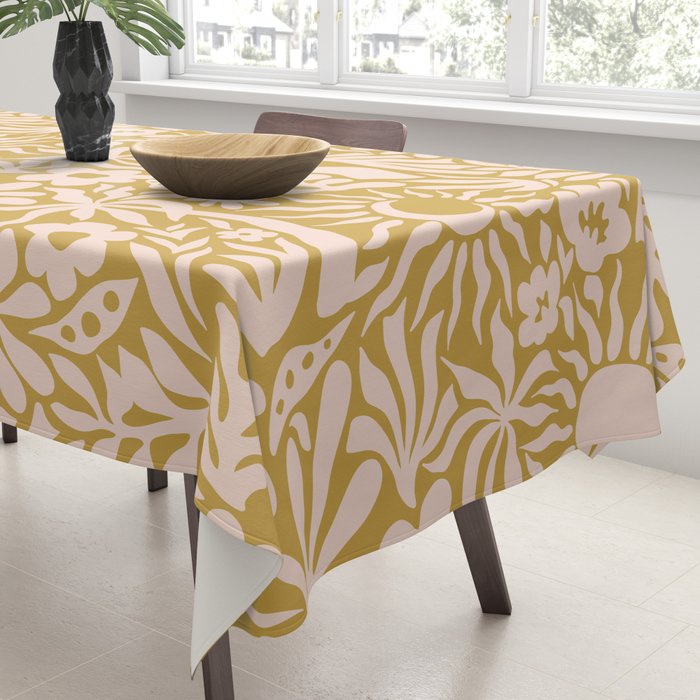 Summer Sensations Gold Tablecloth Gallery Image 3